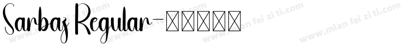 Sarbaz Regular字体转换
